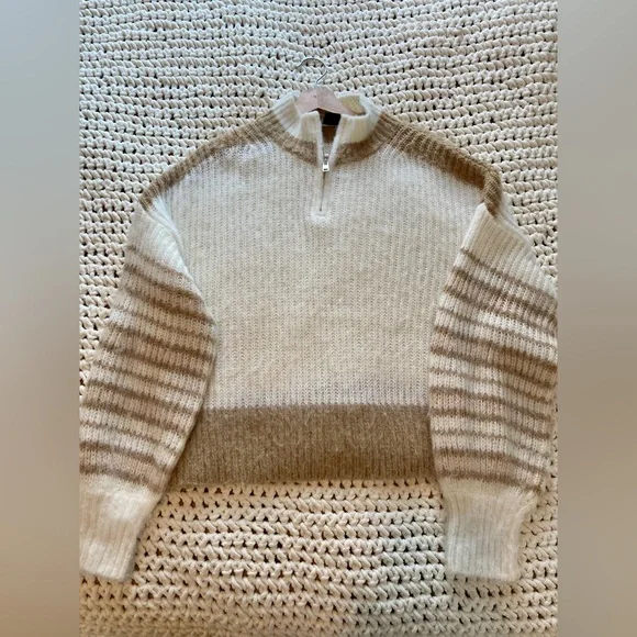 French Connection Cream Sweater - Picture 2 of 5